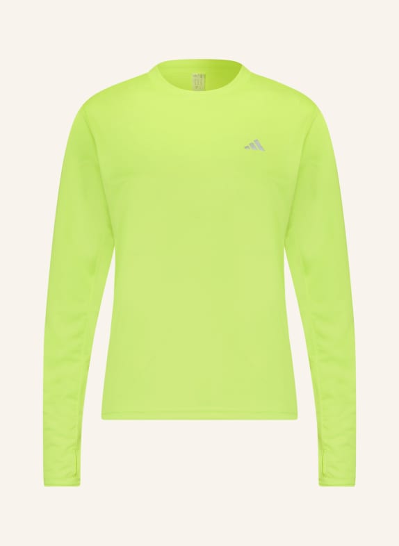 adidas Laufshirt RUN IT NEONGRÜN