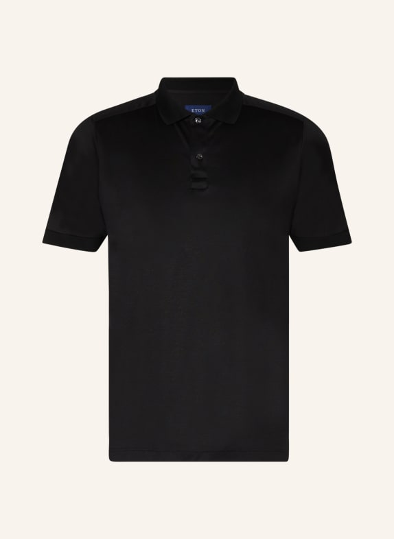 ETON Jersey-Poloshirt SCHWARZ