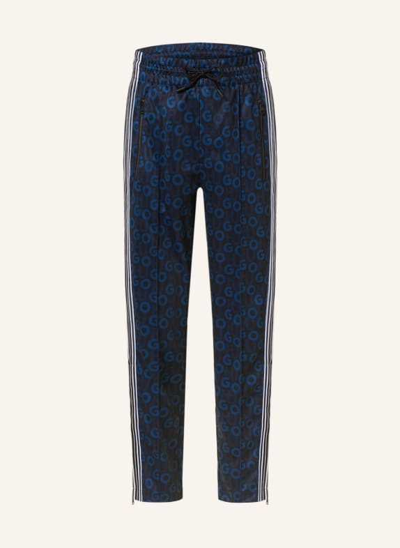 HUGO Hose im Jogging-Stil DATALAS Slim Fit mit Galonstreifen DUNKELBLAU/ BLAU