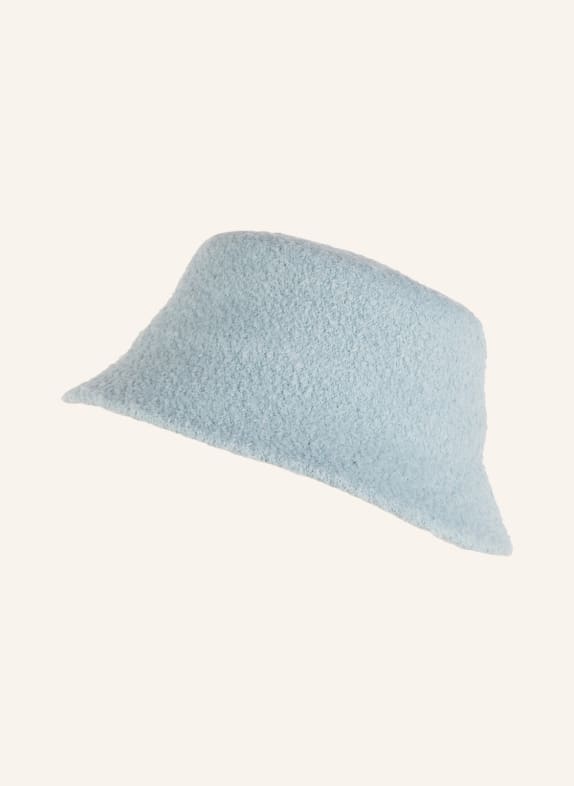 darling harbour Bucket hat made of teddy LIGHT BLUE