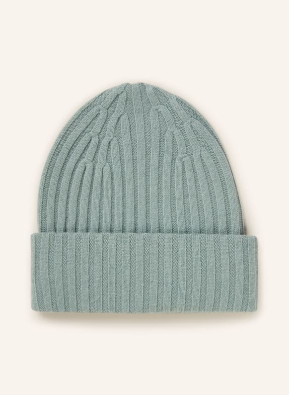 darling harbour Hat with cashmere LIGHT GREEN