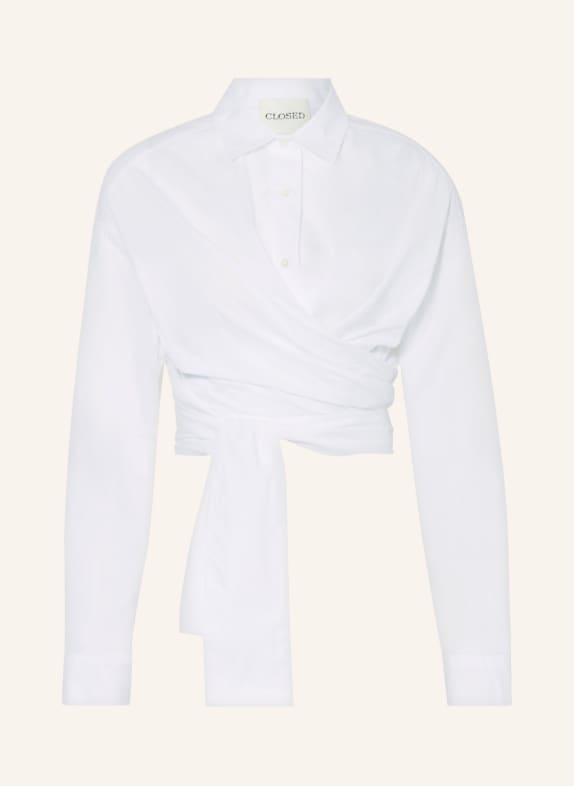 CLOSED Cropped shirt blouse WHITE