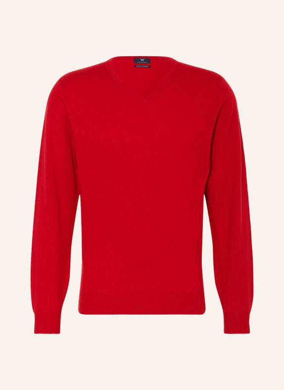 STROKESMAN'S Cashmere-Pullover ROT