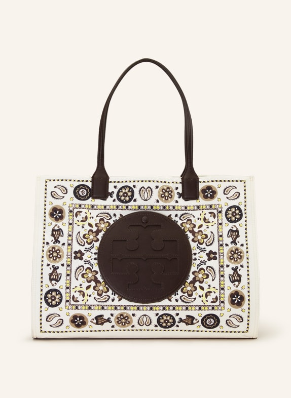 TORY BURCH Shopper ELLA ECRU/ DUNKELBRAUN