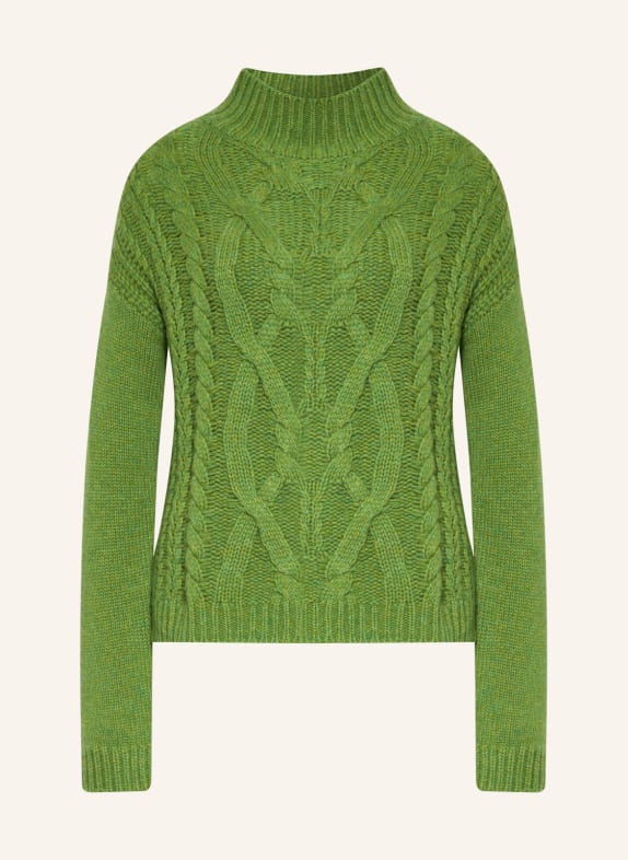 darling harbour Sweater with cashmere OLIVE