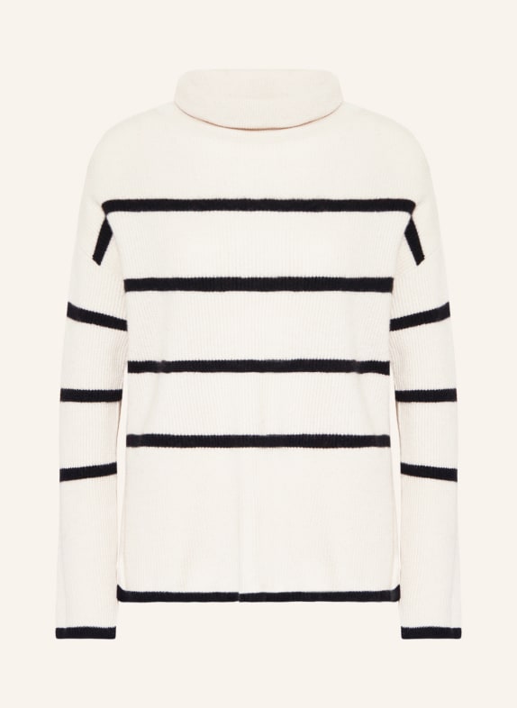 lilienfels Turtleneck sweater with cashmere ECRU/ BLACK