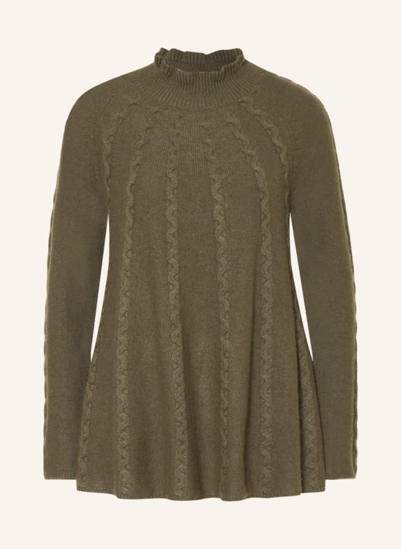 lilienfels Sweater with cashmere KHAKI