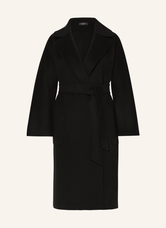 WEEKEND MaxMara Wollmantel ROVO SCHWARZ