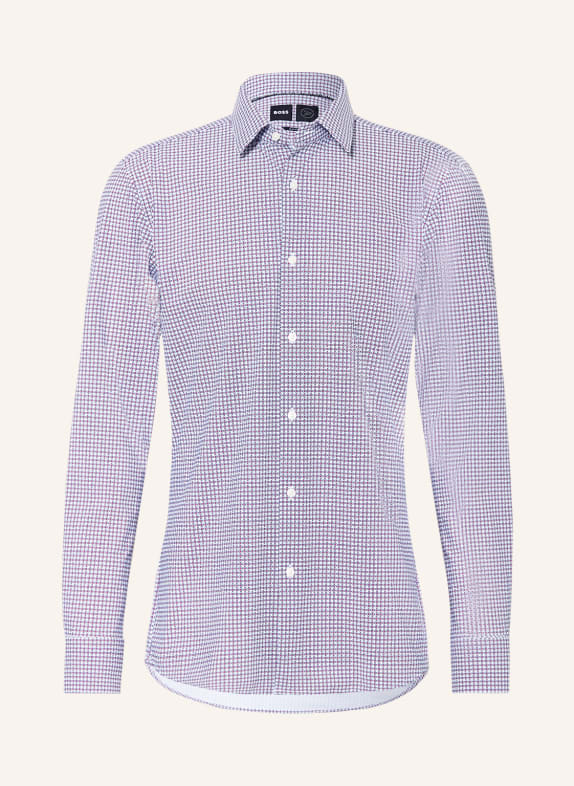 BOSS Jersey shirt HANK PERFORMANCE slim fit PINK/ WHITE/ BLUE