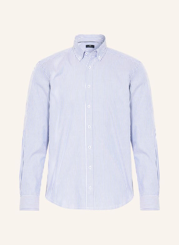 STROKESMAN'S Oxfordhemd Regular Fit WEISS/ BLAU
