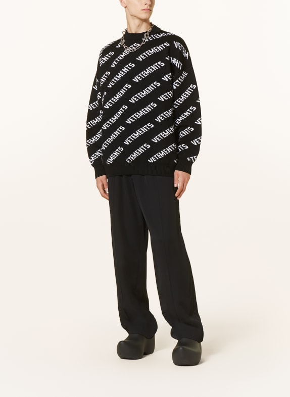 VETEMENTS Oversized-Pullover aus Merinowolle