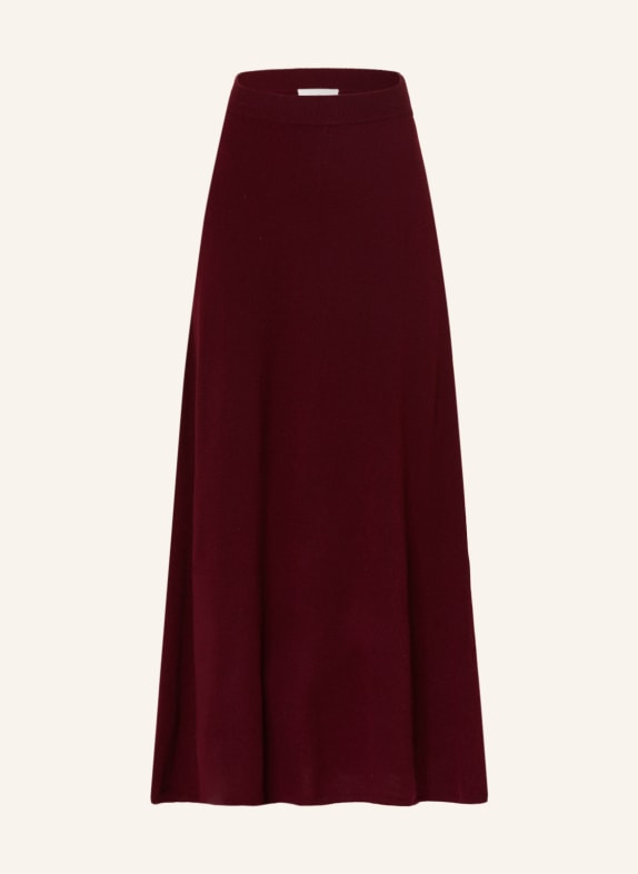 LISA YANG Knit skirt DOLLY made of cashmere DARK RED