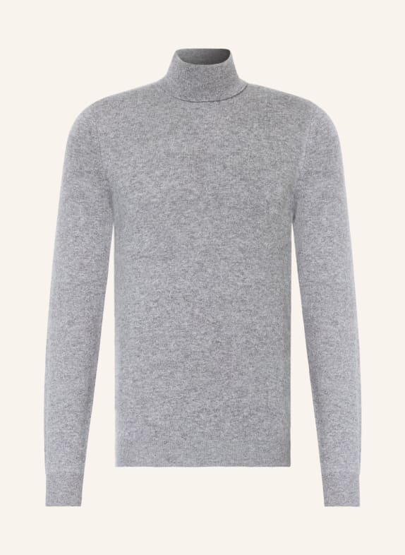 FEDELI Turtleneck sweater in cashmere GRAY