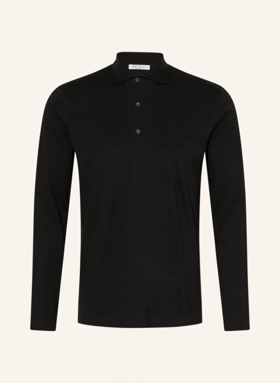 Stefan Brandt Jersey-Poloshirt SCHWARZ