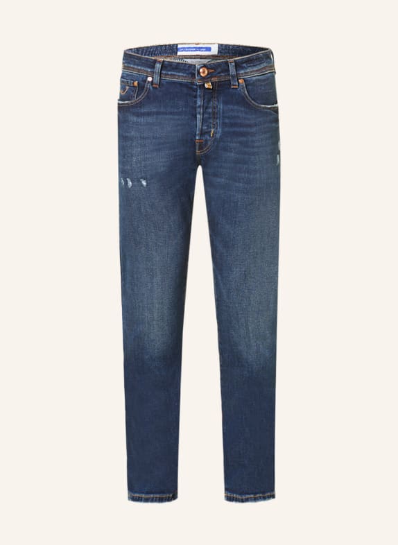 JACOB COHEN Jeansy w stylu destroyed BARD slim fit 514D Mid Blue