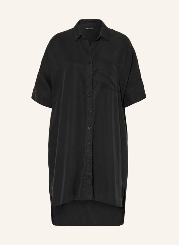 TRUE RELIGION Oversized-Hemdblusenkleid SCHWARZ