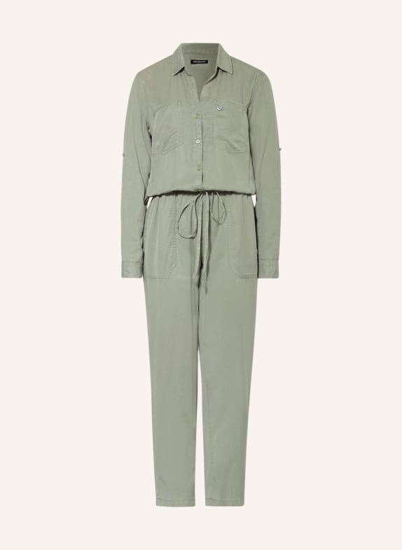 TRUE RELIGION Jumpsuit LIGHT GREEN