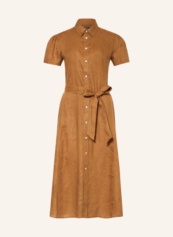 POLO RALPH LAUREN Hemdblusenkleid aus Leinen