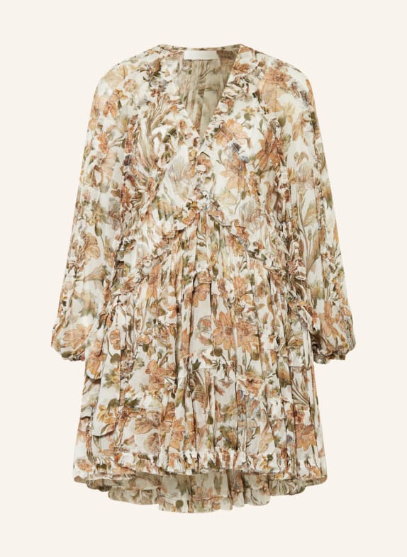 ZIMMERMANN Dress CHINTZ with ruffles and 3/4 sleeves