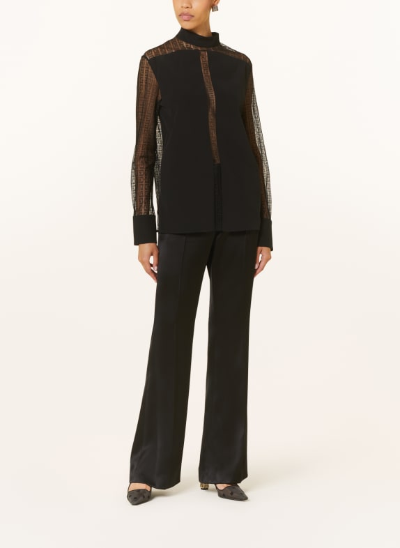 GIVENCHY satijnen broek ZWART