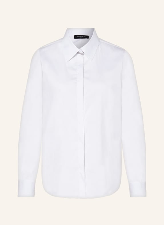 FABIANA FILIPPI Shirt blouse with decorative gems WHITE
