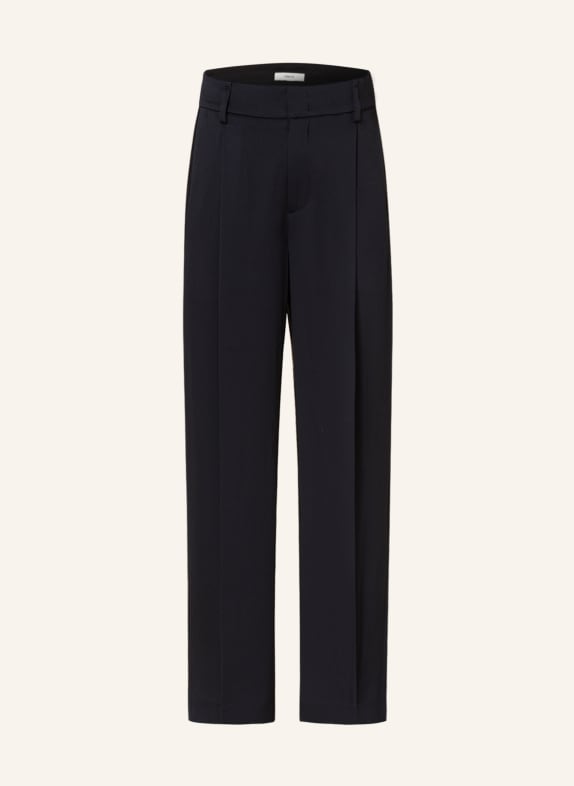 VINCE Marlenehose aus Satin SCHWARZ
