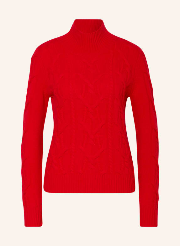 darling harbour Pullover mit Cashmere TIEFROT