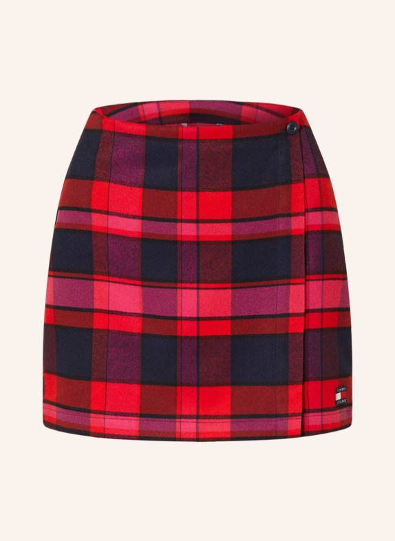 TOMMY JEANS Skirt RED/ DARK BLUE