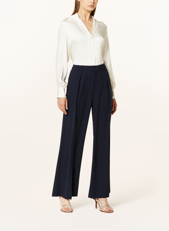 LAUREN RALPH LAUREN Wide leg trousers DARK BLUE
