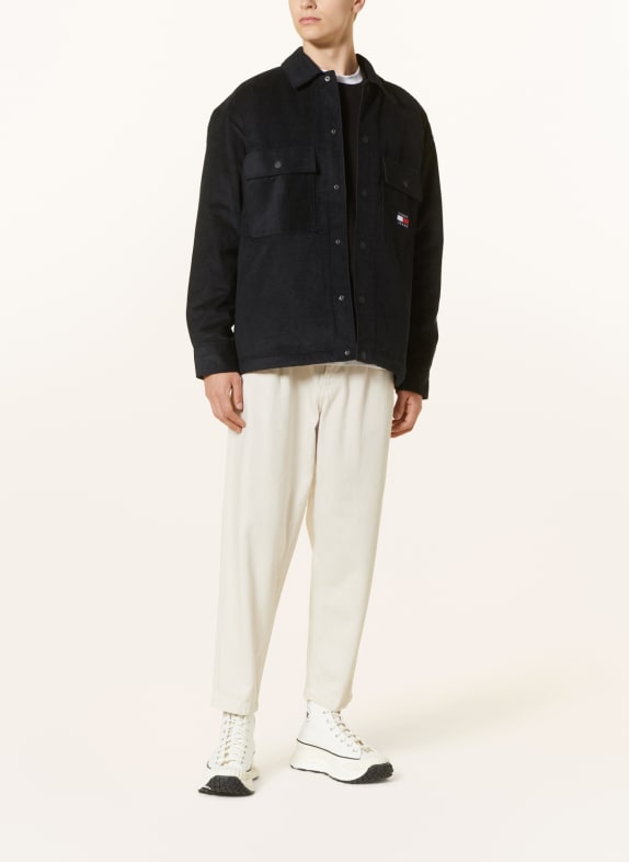 TOMMY JEANS Cord-Overjacket mit Teddyfell