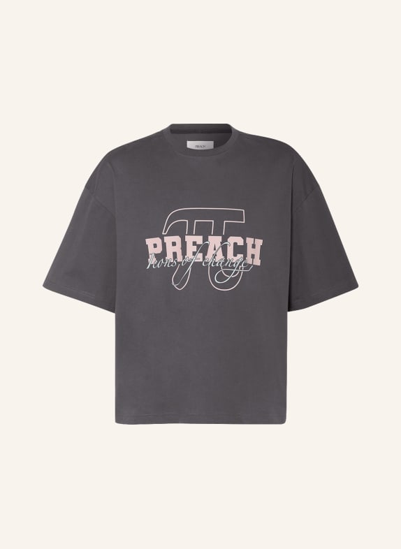 PREACH Oversized-Shirt DUNKELGRAU