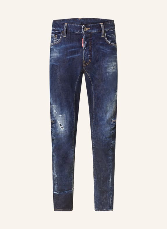 DSQUARED2 Jeans TIDY BIKER Extra Slim Fit 470 NAVY BLUE