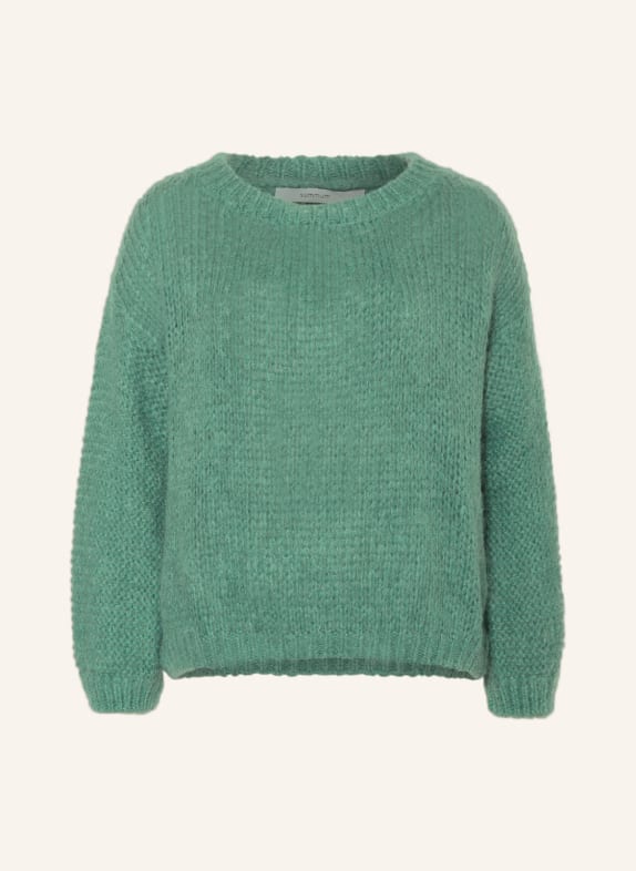 summum woman Sweater with mohair GREEN