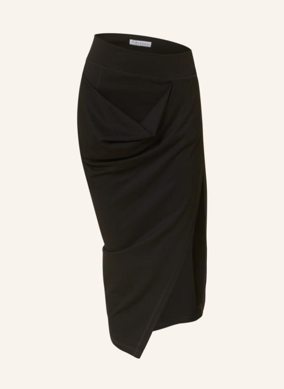 JW ANDERSON Skirt in wrap look BLACK