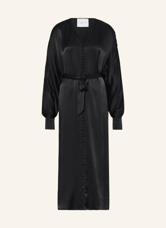 ENVELOPE 1976 Satin dress CANNES BLACK