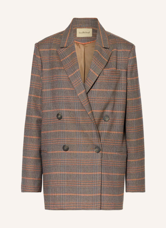 Smith & Soul Blazer BRAUN/ ORANGE
