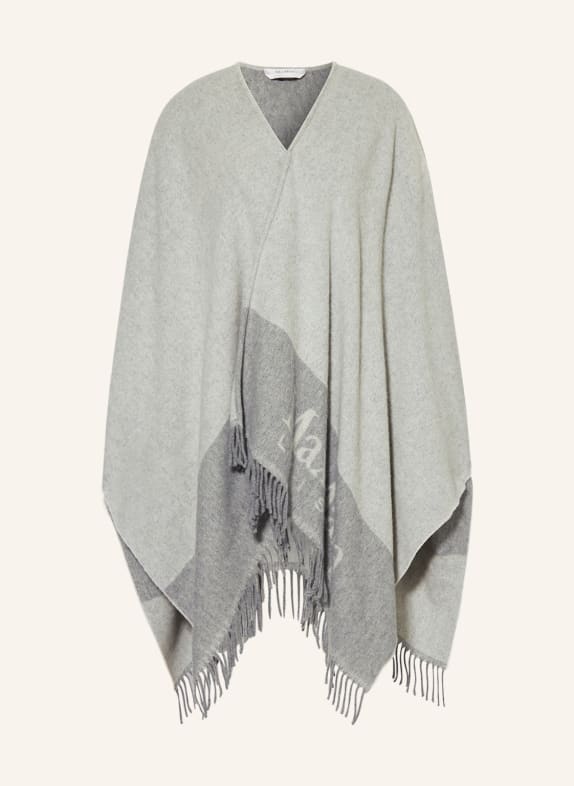 MaxMara LEISURE Poncho DEODARA HELLGRAU/ GRAU
