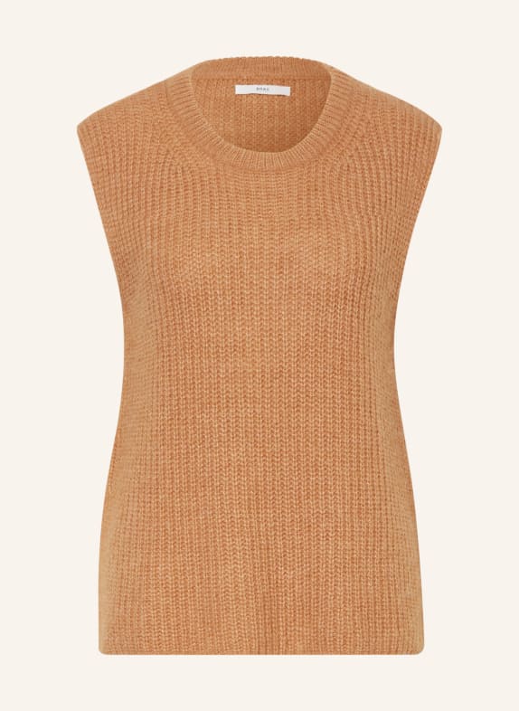 BRAX Sweater vest ELISA COGNAC