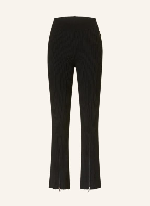 MONCLER Knit trousers BLACK
