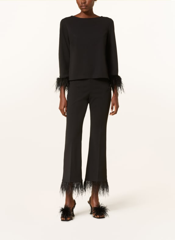 Ana Alcazar Blusenshirt mit Federn