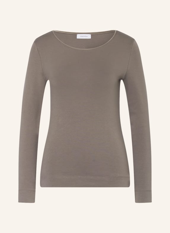 darling harbour Long sleeve shirt TAUPE