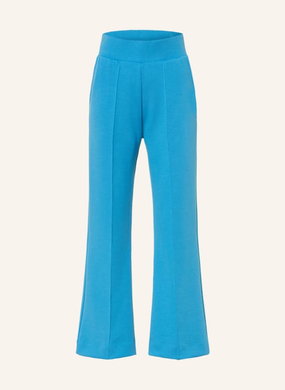 darling harbour Wide leg trousers made of jersey TURQUOISE