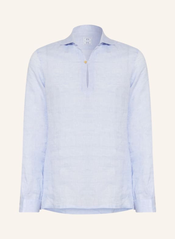 RIPA RIPA Linen shirt regular fit LIGHT BLUE