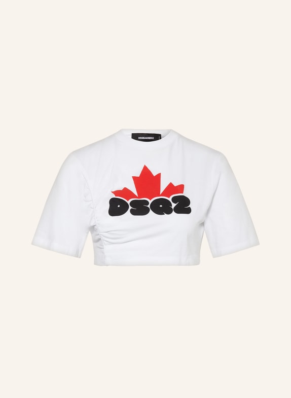 DSQUARED2 Cropped-Shirt WEISS