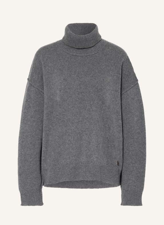 DSQUARED2 Oversized turtleneck sweater GRAY