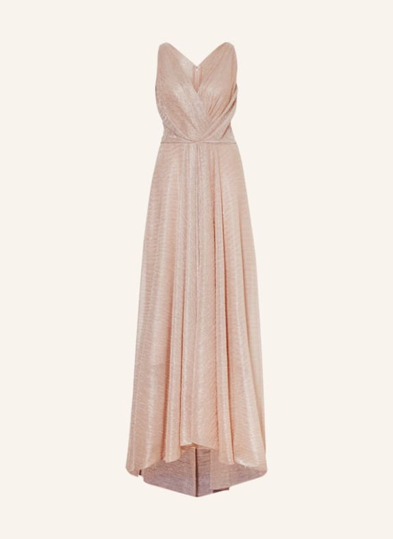 TALBOT RUNHOF Evening dress with glitter thread ROSE
