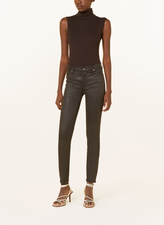 7 for all mankind Jeansy coated SKINNY SLIM ILLUSION