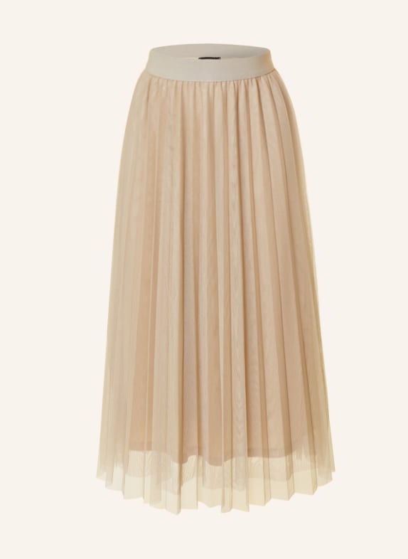 MORE & MORE Tulle skirt TAUPE