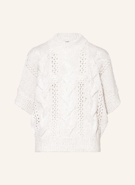 PESERICO Sweater with sequins CREAM