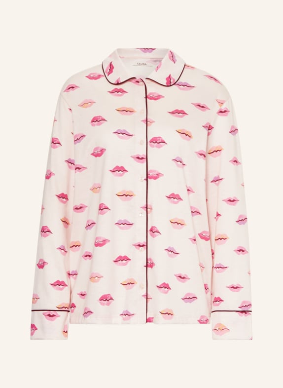 CALIDA Pyžamové tričko FAVOURITES KISS RŮŽOVÁ